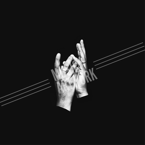 album artwork with two hands