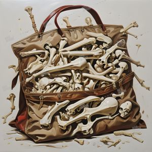 bag with bones