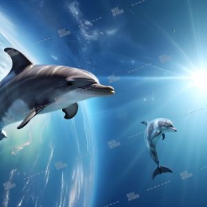 dolphins in space