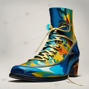 painted boot